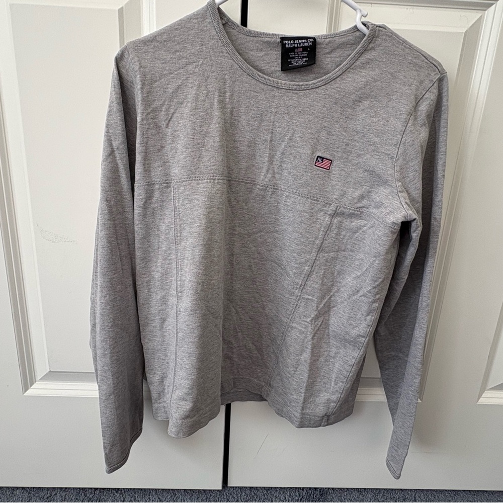 Ralph Lauren Polo Jeans Heather Gray Tee